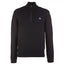 Mens Zip Neck Rib Jumper
