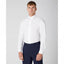 Mens Tapered Fit Cotton-Blend Long Sleeve Shirt