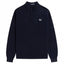 Mens Long Sleeve Knitted Polo Shirt