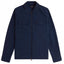 Mens Mens Textured Zip-Through Overshirt