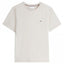 Mens Flag Embroidery Jersey Crew Neck T-Shirt