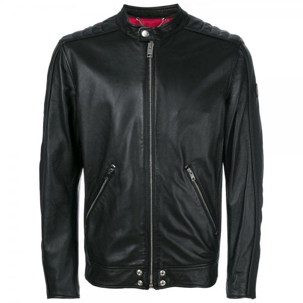 Mens L-Quad Leather Jacket