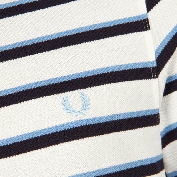 Mens M5572 Fine Stripe Pique Polo Shirt