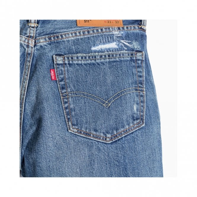 511 Mens Slim Fit Stonewash Jeans