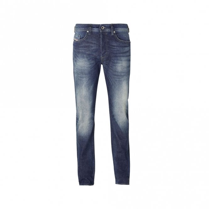 Buster Regular Slim Tapered Mens Blue Jeans Main image
