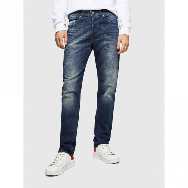 Buster Regular Slim Tapered Mens Blue Jeans