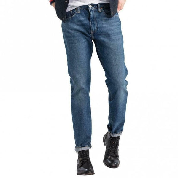 502 Mens Stonewash Regular Tapered Fit Jeans