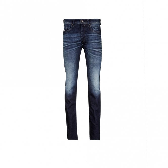 Buster Mens Dark Wash Jeans Main image