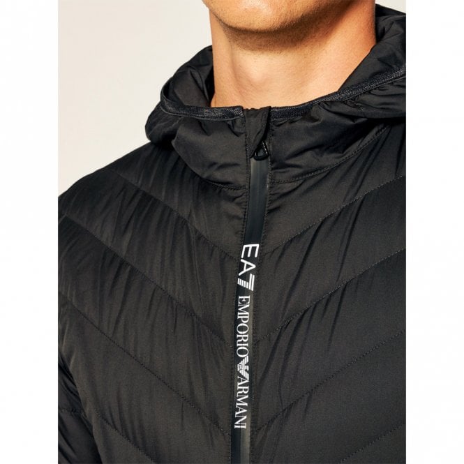 Mens Woven Hooded Down Jacket Secondary image
