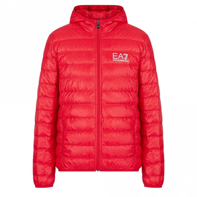 Mens Core Identity Packable Hooded Down Jacket