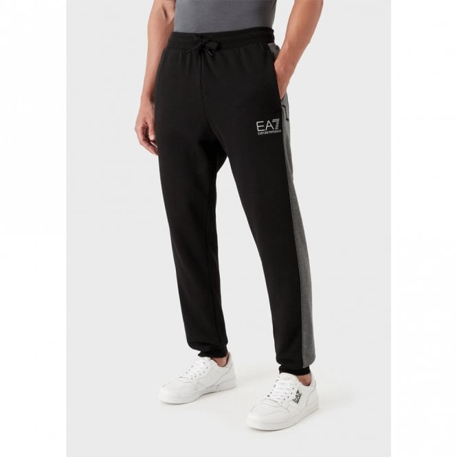 Athletic Colour Block Cotton Blend Mens Jogger