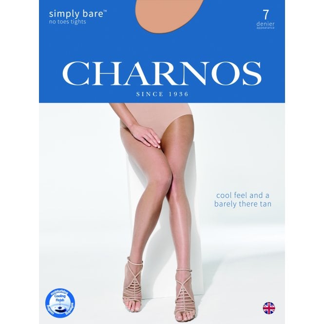 Womens Simply Bare No Toes Tights
