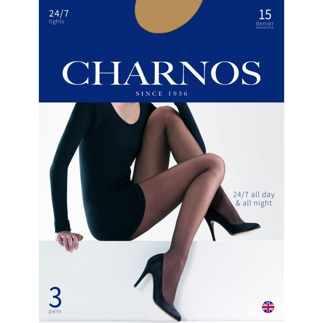 Womens 3 Pair 24/7 Tights Main image