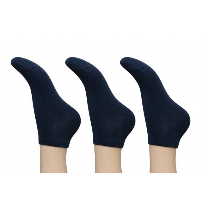 Womens 3 Pack Organic Cotton Trainer Socks Main image