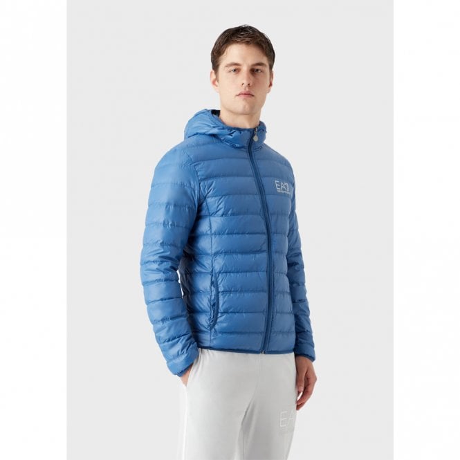 Mens Packable Hooded Core Identity Down Jacket