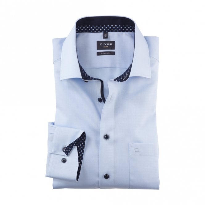 Mens Luxor Modern Fit Long Sleeve Shirt
