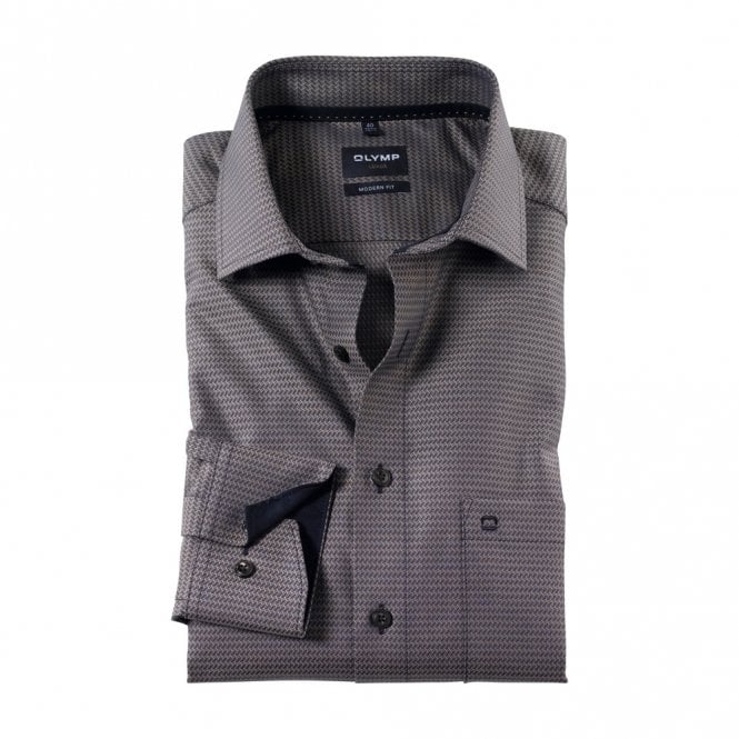 Mens Luxor Modern Fit Long Sleeve Shirt