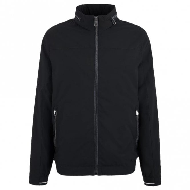 Mens Bomber Jacket with Stowable Hood