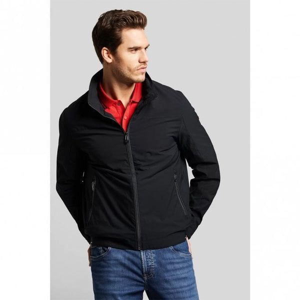Mens Bomber Jacket with Stowable Hood