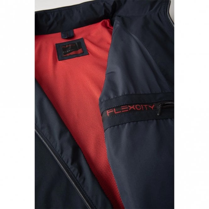 Mens Bomber Jacket with Stowable Hood