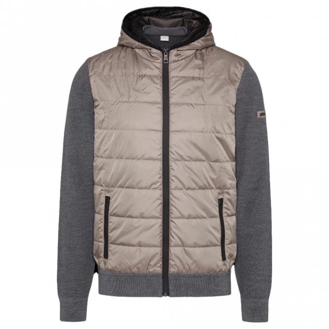 Mens Knit Hooded Jacket