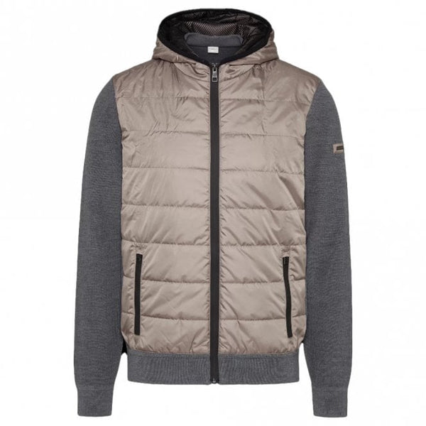 Mens Knit Hooded Jacket