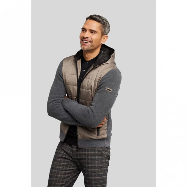 Mens Knit Hooded Jacket