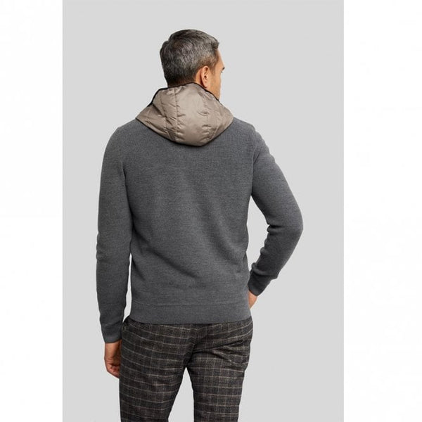 Mens Knit Hooded Jacket