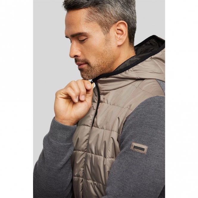 Mens Knit Hooded Jacket