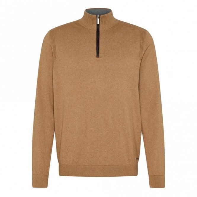 Cotton Knit 1/2 Zip