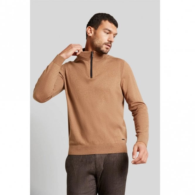 Cotton Knit 1/2 Zip