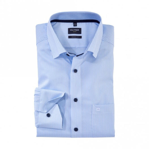 Mens Luxor Modern Fit Long Sleeve Under Button-Down Shirt