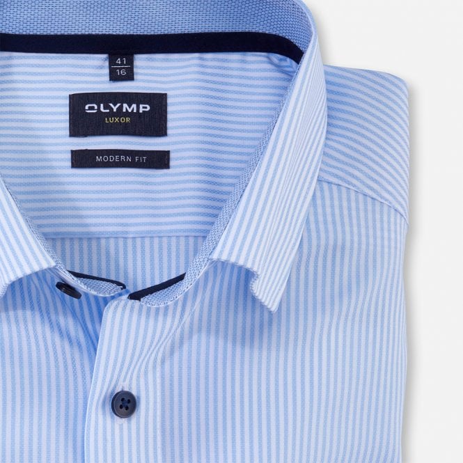 Mens Luxor Modern Fit Long Sleeve Under Button-Down Shirt