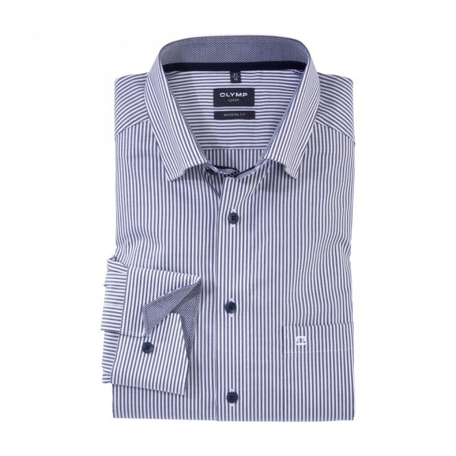 Mens Luxor Modern Fit Long Sleeve Under Button-Down Shirt