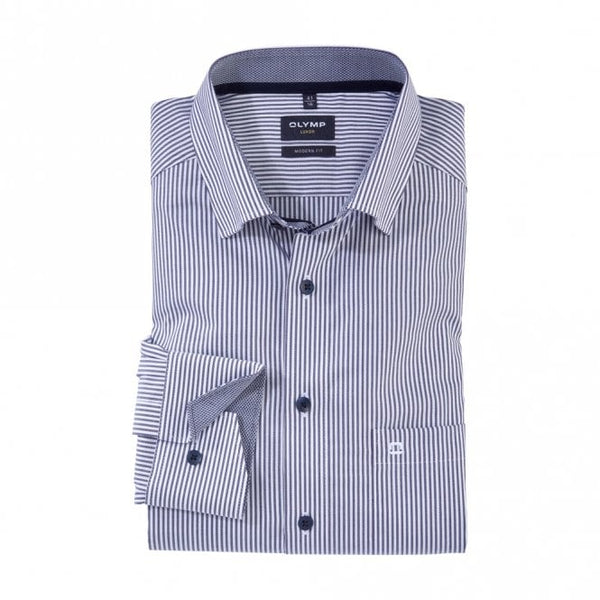 Mens Luxor Modern Fit Long Sleeve Under Button-Down Shirt