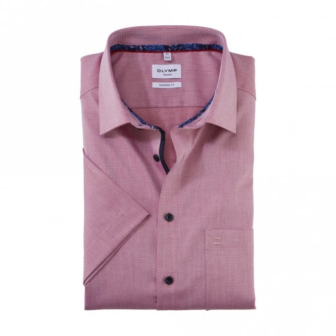 Mens Tendenz Modern Fit Short Sleeve Shirt