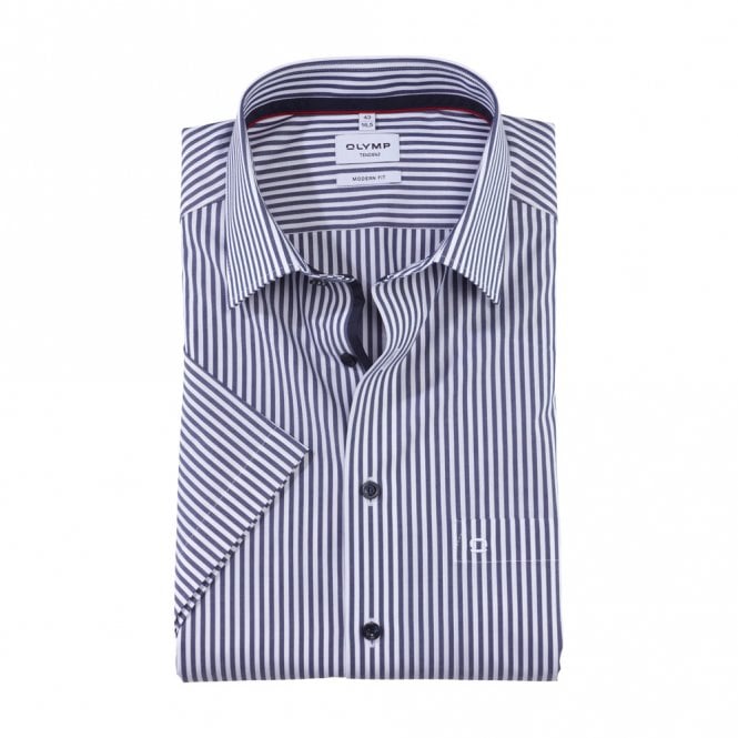 Mens Tendenz Modern Fit Short Sleeve Shirt