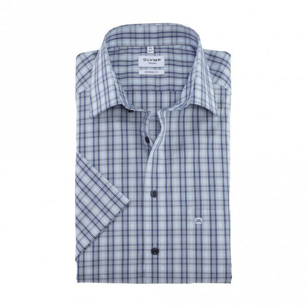 Mens Tendenz Modern Fit Short Sleeve Shirt