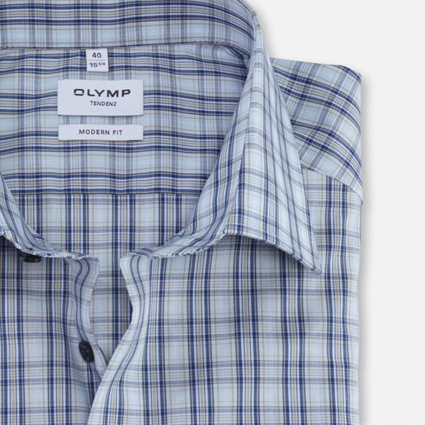 Mens Tendenz Modern Fit Short Sleeve Shirt