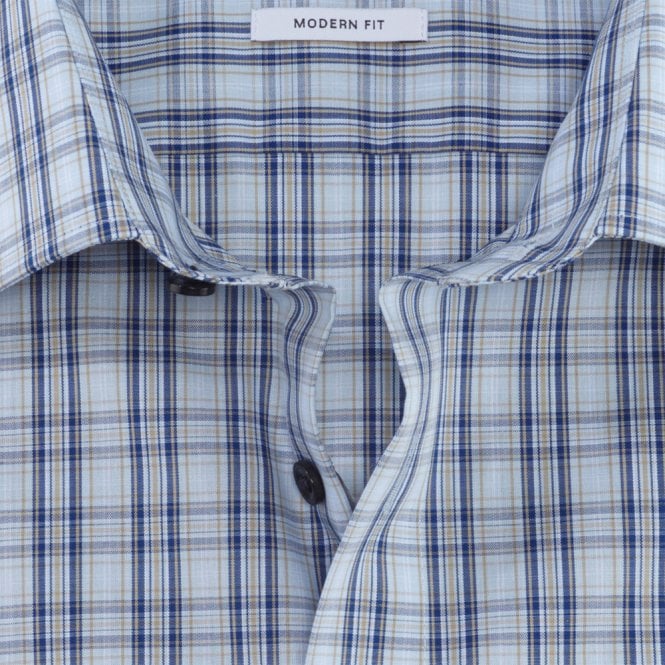 Mens Tendenz Modern Fit Short Sleeve Shirt