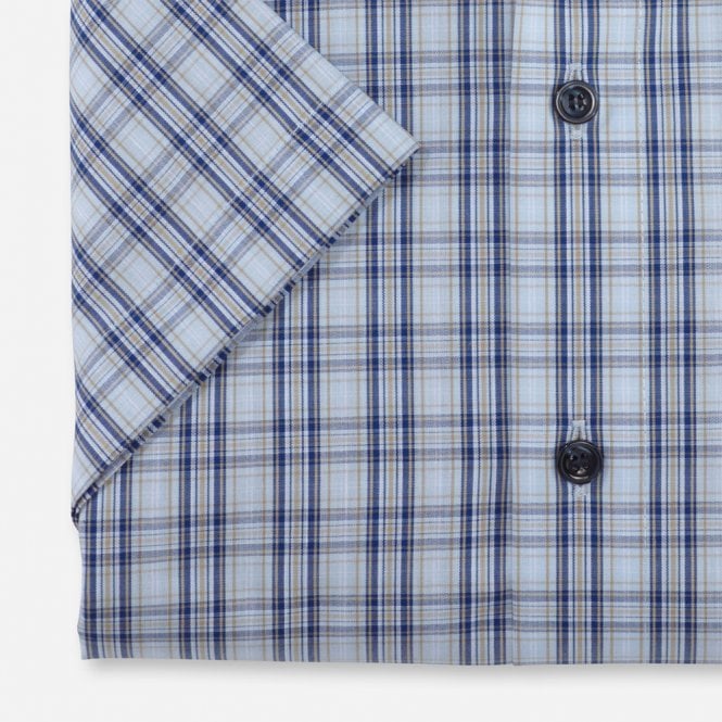 Mens Tendenz Modern Fit Short Sleeve Shirt