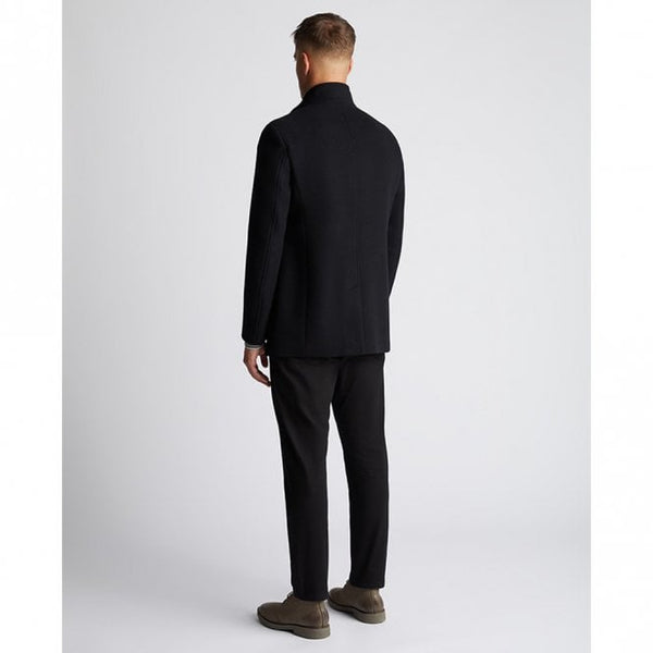 Mens Tapered Fit Wool-Rich Overcoat
