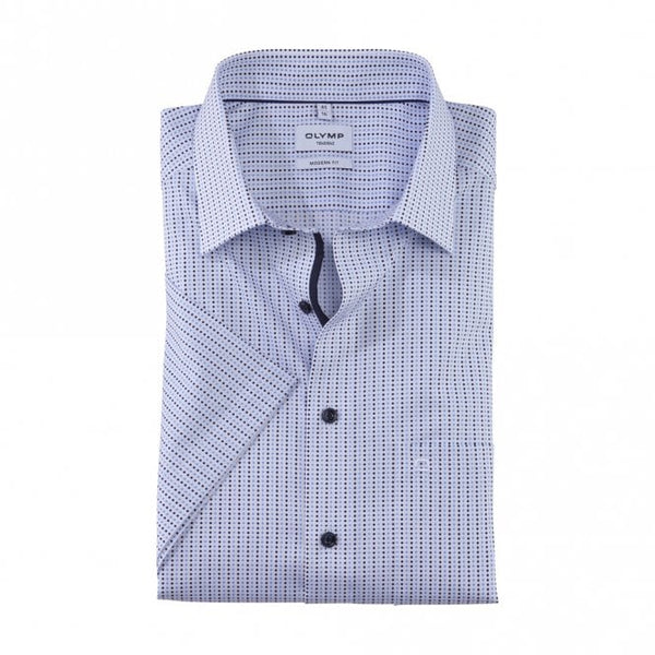 Mens Modern Fit Short Sleeve Shirt