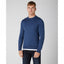 Mens Tapered Fit Merino Wool-Blend Crew Neck Sweatshirt