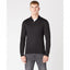 Mens Tapered Fit Merino Wool-Blend 1/2 Zip Sweater
