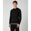 Mens Tapered Fit Merino Wool-Blend Crew Neck Sweatshirt
