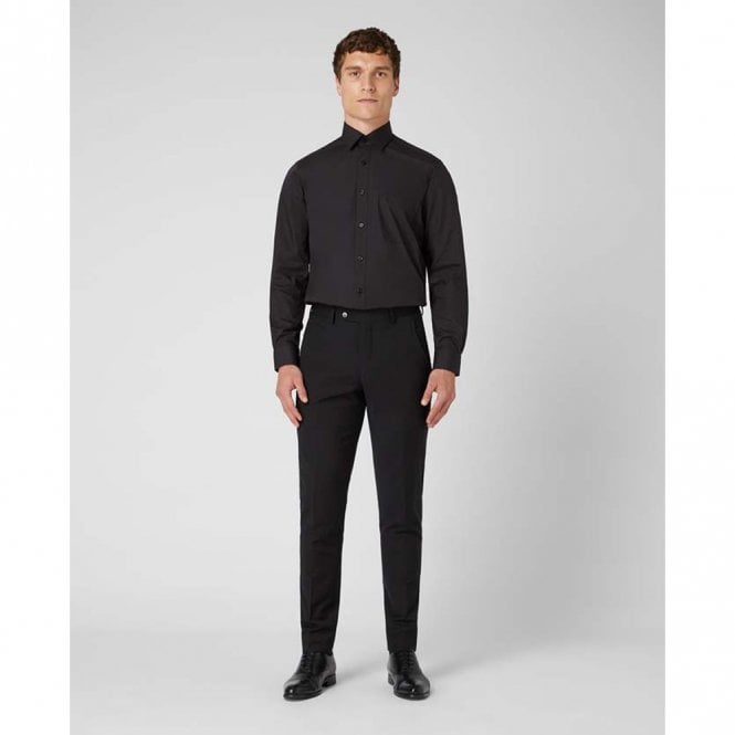 Mens Relaxed Fit Cotton-Blend Shirt