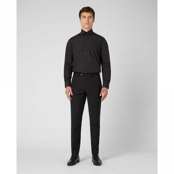Mens Relaxed Fit Cotton-Blend Shirt
