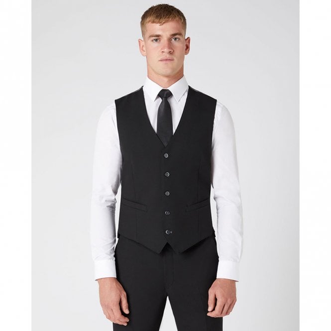 Mens Palucci Tapered Fit Stretch Waistcoat Main image