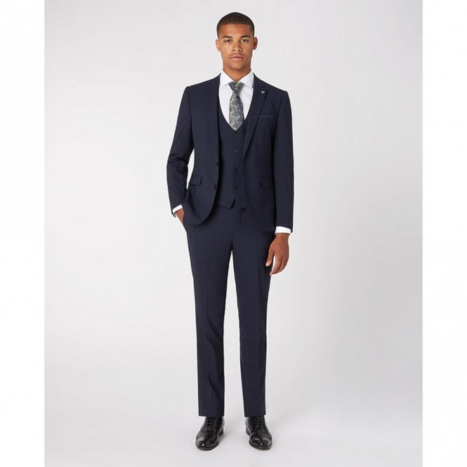 Mens Luca Slim Fit Wool-Rich Waistcoat